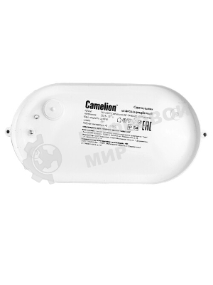 Светильник влагозащищенный Camelion (13656) 1401S C01/E27/60Вт