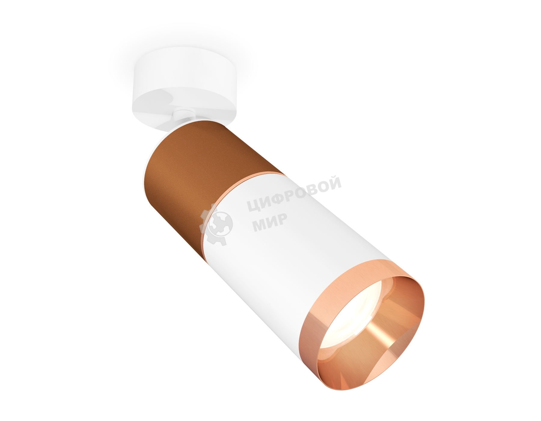 Комплект поворотного светильника Ambrella light XM6312015 SWH/SCF/PPG белый песок/кофе песок/золото розовое полированное MR16 GU5.3