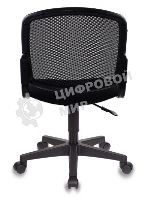 Кресло Бюрократ CH-296NX/15-21 черный, сетка, 120 кг, механизм качания