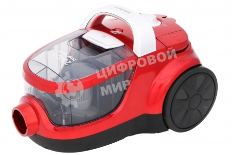 Пылесос Willmark VC-2067CY красный, 400/2000 Вт, уборка сухая, пылесборник контейнер 2 л