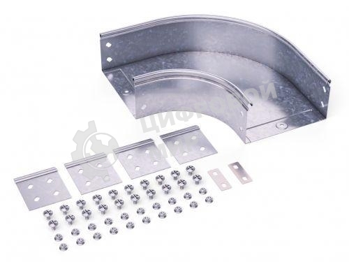 Угол для лотка DKC 36000K горизонтальный 90град. 50х50 CPO 90 в комплекте с крепеж. элементами