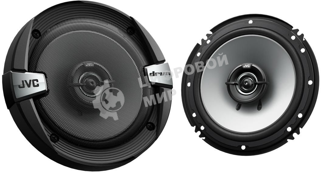 Колонки автомобильные JVC CS-DR162 300Вт 88дБ 4Ом 16см (6дюйм) (ком.:2кол.) коаксиальные двухполосные