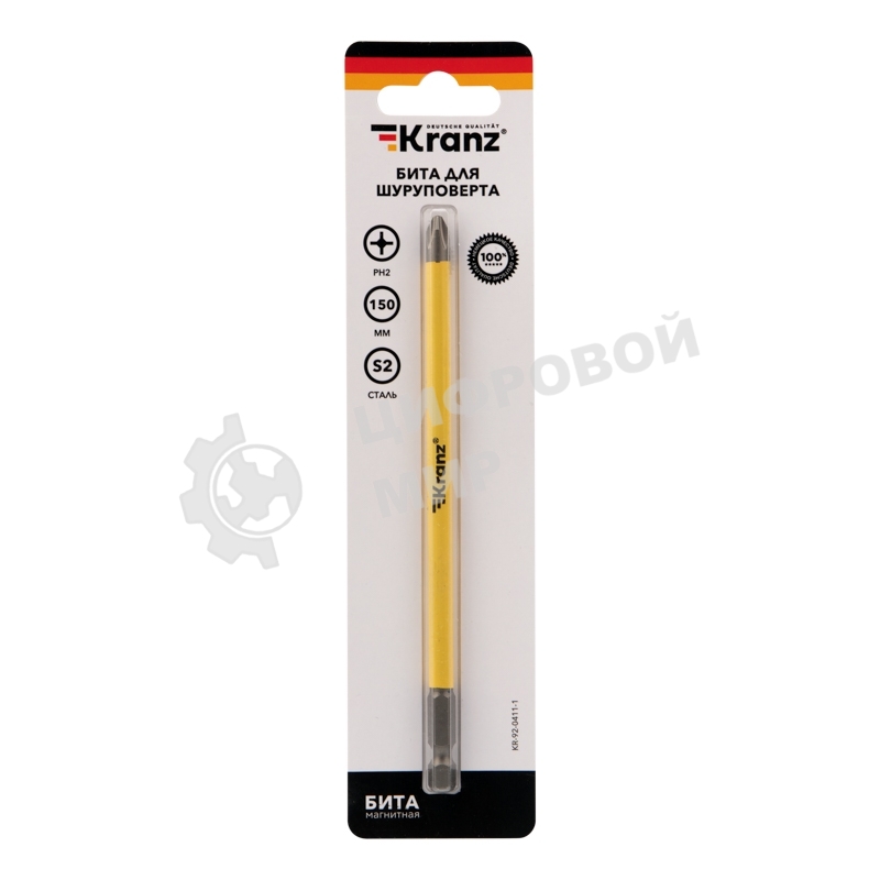 Бита для шуруповерта Kranz PH2х150 мм