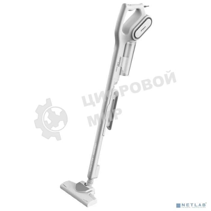Пылесос вертикальный Deerma DX700 белый, питание от сети, 170 Вт, уборка сухая, пылесборник 0.8 л