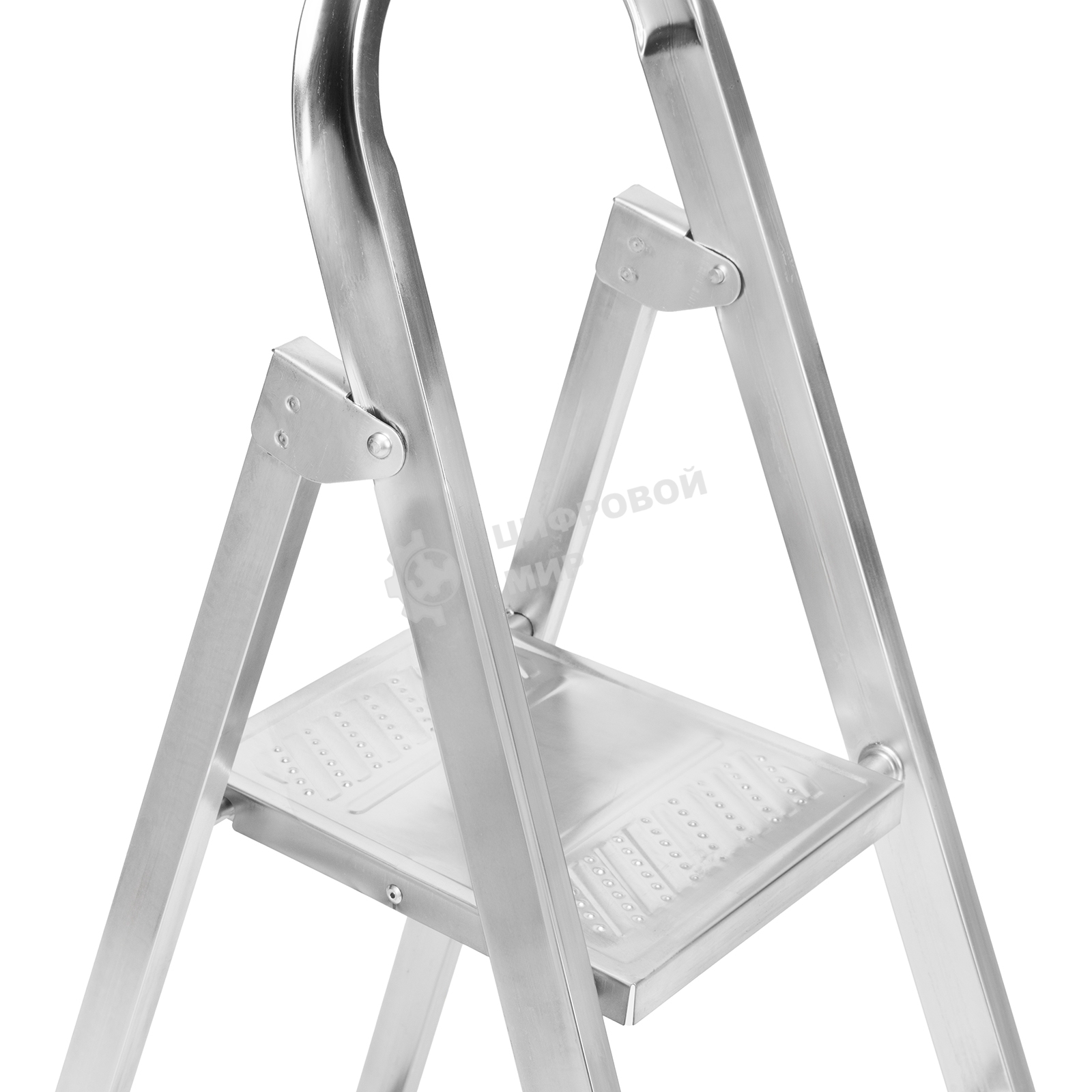 Стремянка Сибртех 3 ступени, стальная, оцинкованная