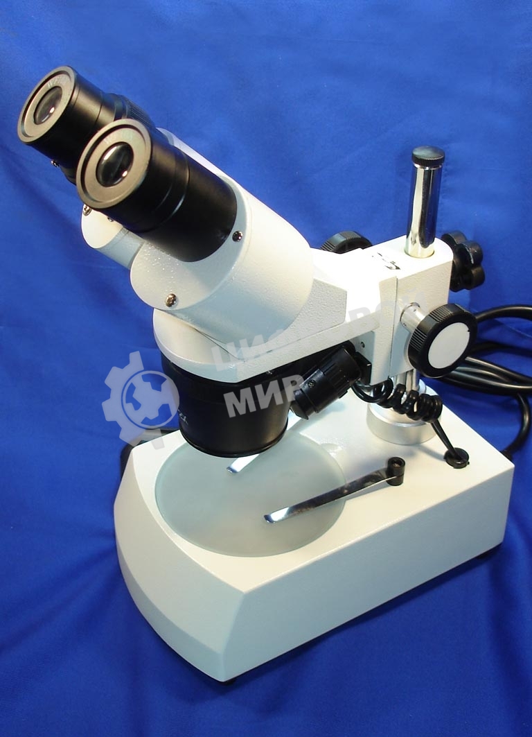 Стерео микроскоп 20х/40х с регулируемой диодной подсветкой
