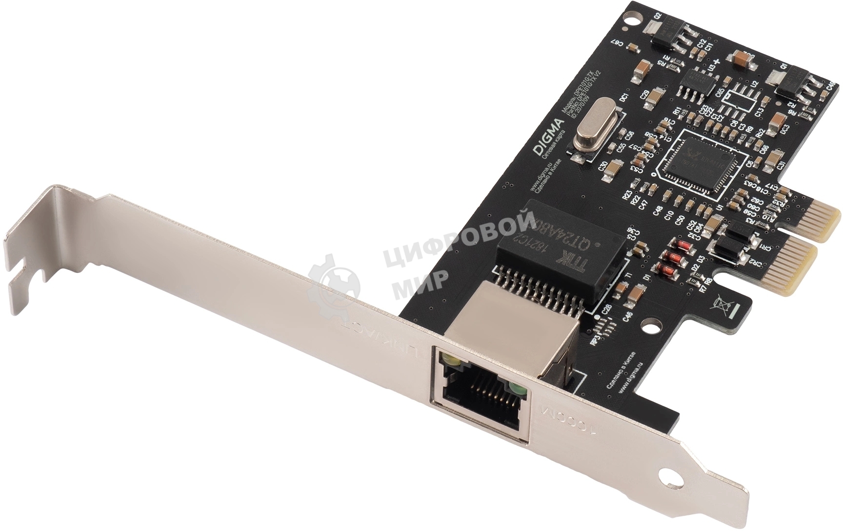 Сетевая карта Gigabit Ethernet Digma DPE101G-TX DPE101G-TX V2 PCI Express