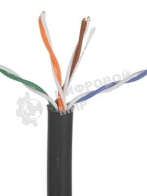 Кабель LANMASTER TWT UTP, 4 пары, Кат.5е, LSZH, универсальный, 305 м (TWT-5EUTP-UNV)