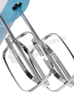 Миксер Centek CT-1128 (бел/синий) 400Вт, 6 скоростей + турбо, взбивание /замешивание, эколог. корпус