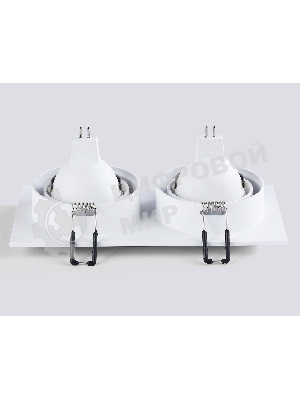 Светильник встраиваемый Ambrella light TN102731/2 WH белый GU5.3 175*92*23