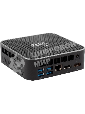 Неттоп IRU Tactio 525 Ryzen 7 6800H (3.2) 16Gb SSD512Gb 680M без ОС GbitEth WiFi BT 120W черный (RUS)