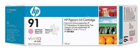 Картридж струйный HP №91 C9468A пурпурный для HP DJ Z6100 (775мл)