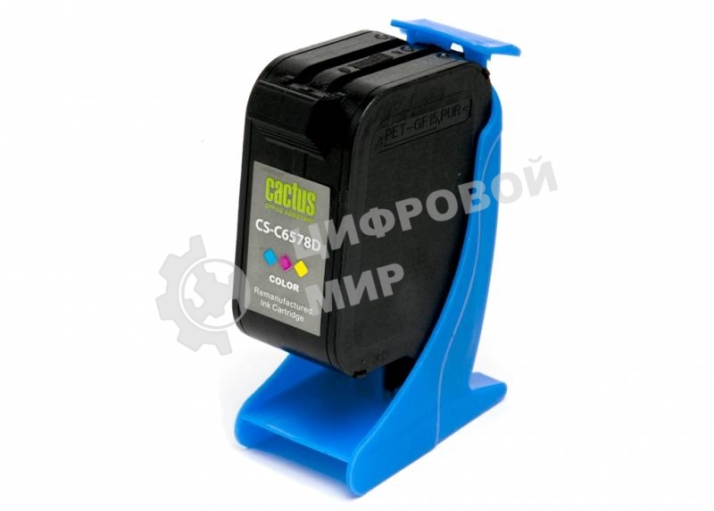 Картридж струйный Cactus CS-C6578D №78 голубой/пурпурный/желтый (19мл) для HP DJ 900/1220C/PS P000/P1100