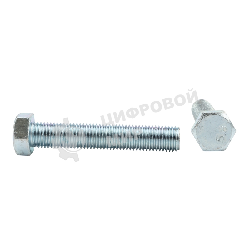 Болт шестигранный Kranz DIN 933, 16х90, пакет (10 шт./уп.)