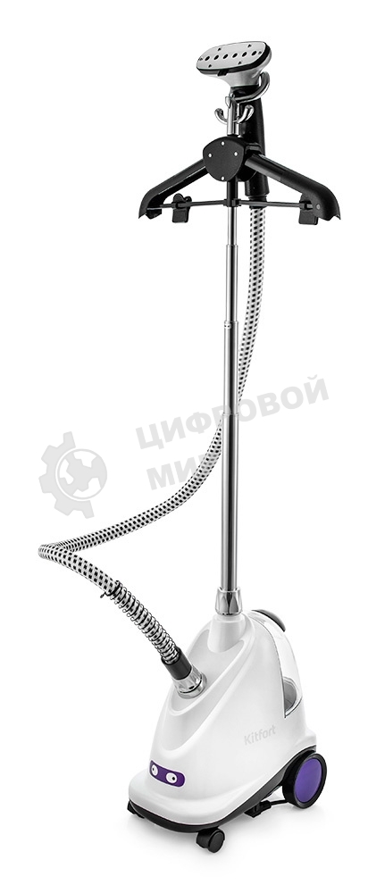 Отпариватель напольный Kitfort КТ-991 2200Вт белый/черный