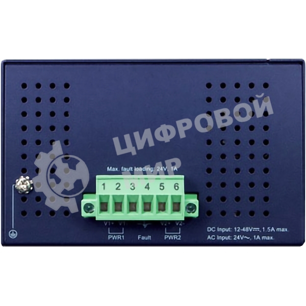 Коммутатор PLANET IGS-4215-16T2S IP30 Industrial L2/L4 16-Port 10/100/1000T + 2-Port 100/1000X SFP Managed Switch (-40~75 degrees C, dual redundant power input on 12~48VDC/24VAC terminal block)
