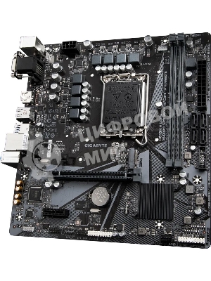 Материнская плата Gigabyte H610M H DDR4 Soc-1700 Intel H610 2xDDR4 mATX AC`97 8ch(7.1) GbLAN+VGA+HDMI