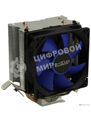 Кулер PCCooler S93 V2 S775/115X/AM2/AM3/AM4/FM1/FM2 (40 шт/кор, TDP 102W, вент-р 90мм, 2 тепловые трубки 6мм, 2200RPM, 22dBa)