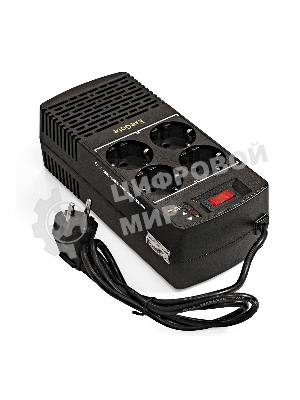 Стабилизатор ExeGate Power AD5000-1200 (1200VA/600W, диапазон 150...280В, 4 евророзетки)