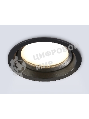 Светильник Ambrella light TN6653 BK черный IP44 GX53 D110*48