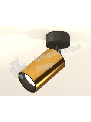 Светильник Ambrella Light XM6327020 PYG/SBK золото желтое полированное/черный песок MR16 GU5.3 (A2210, C6327, N6111)
