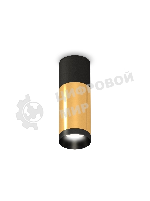 Светильник Ambrella Light XS6327040 PYG/SBK/PBK золото желтое полированное/черный песок/черный полированный MR16 GU5.3