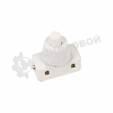 Выключатель-кнопка Rexant 250V 2А (2с) ON-OFF белый (для настольной лампы)