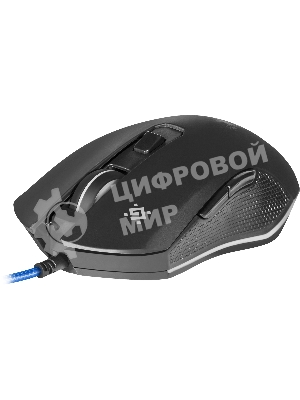 Мышь проводная Defender Sky Dragon GM-090L черный, 3200 dpi, USB, кнопки - 6