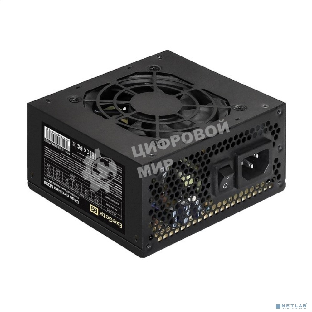 Блок питания ExeGate M350 (EX234942RUS), 350Вт, 80мм, черный