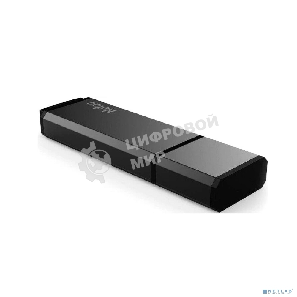 Флешка USB Netac U351 (NT03U351N-256G-32BK), 256Gb, USB 3.0, R/W 110/45, черный