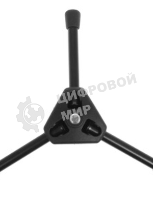 Настольная микрофонная стойка K&M 23110-316-55 высота 60 мм, складная конструкция, материал стойки - пластик, цвет черный