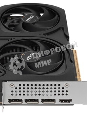 Видеокарта MSI RTX 5060 Ti 8G SHADOW 2X PLUS, NVIDIA RTX 5060 Ti, 8 ГБ GDDR7, 128 бит, PCI-e 5.0, 1xHDMI, 3xDP, 2587 МГц