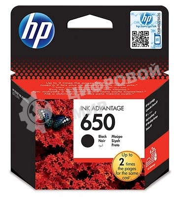 Картридж струйный HP 650 CZ101AE черный для HP DJ IA 2515