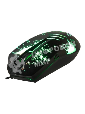 Мышь проводная Oklick 399M STIGMA черный, 1200 dpi, USB, кнопки - 3