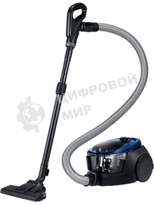 Пылесос Samsung SC18M3120VB синий, 380/1800 Вт, уборка сухая, пылесборник контейнер 2 л