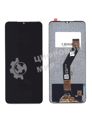 Дисплей (модуль) для Infinix Hot 30i (X669D) в сборе с тачскрином черный