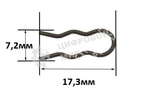 Скоба большая для трубки высокого давления Colet