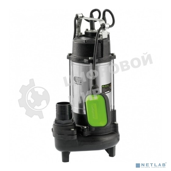 Фекальный насос Сибртех СФН750, 750 Вт, напор 16 м, 22000 л/ч