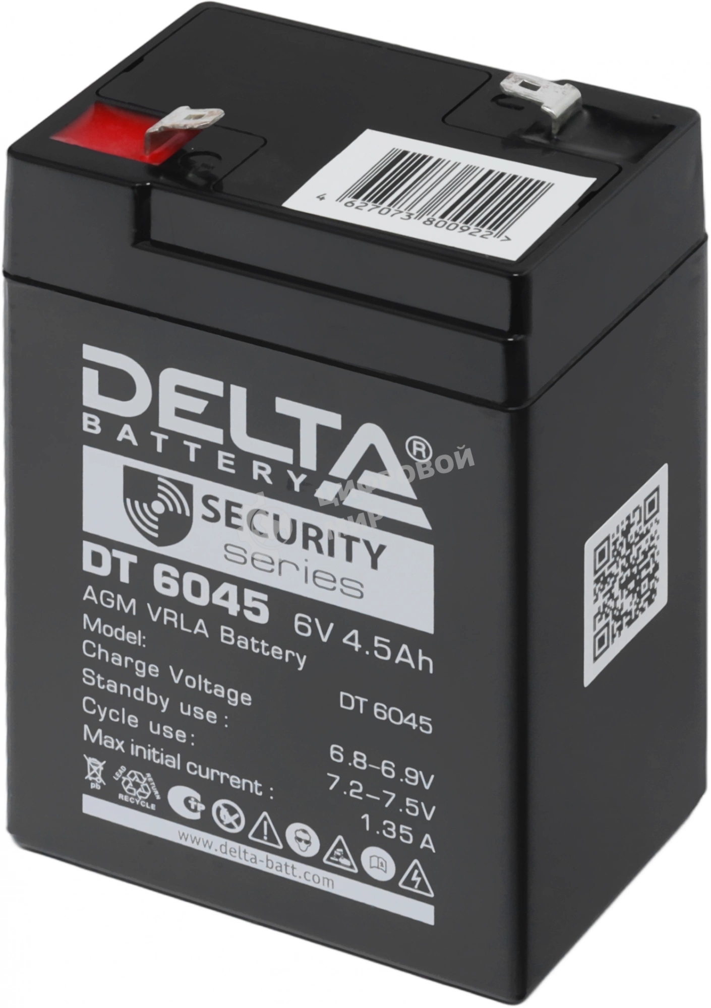 Батарея для ИБП Delta DT 6045 (6V, 4.5Ah)