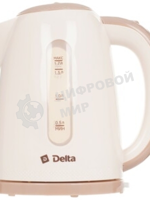 Чайник электрический DELTA DL-1106 белый с мятным