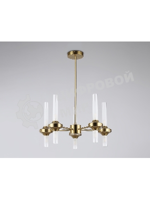 Люстра Ambrella light LH55358/10 BS/CL латунь/прозрачный G9/10 max 30W D550*690