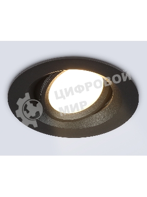 Светильник Ambrella light TN1142 BK черный IP44 GU5.3 D95*38