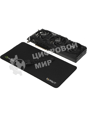 Видеокарта Palit GeForce RTX 5070 GAMINGPRO-S OC, 12 GB GDDR7, 192 bit, 3xDisplayPort, HDMI, GPU 2325 MHz