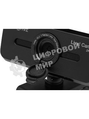 Веб-камера Creative Live! Cam Sync V3 2560x1440, 30 кадр/с, USB, микрофон, шторка приватности, автофокус, крепление на мониторе