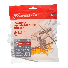 Зажим для системы выравнивания плитки СВП Ворота, 1 мм, 100 шт.// Matrix
