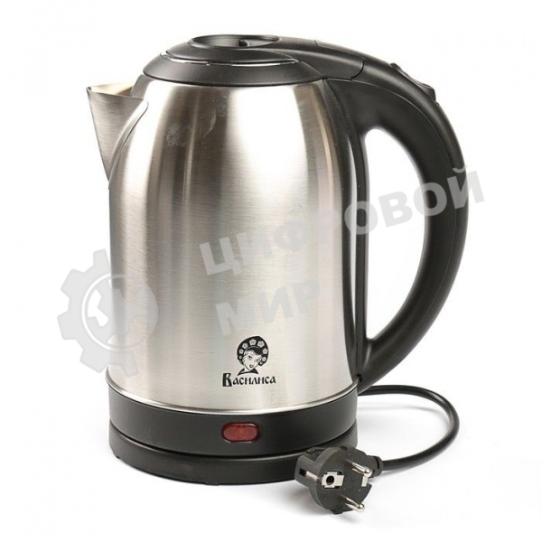 Чайник электрический Василиса Т31-2000 нерж/черный