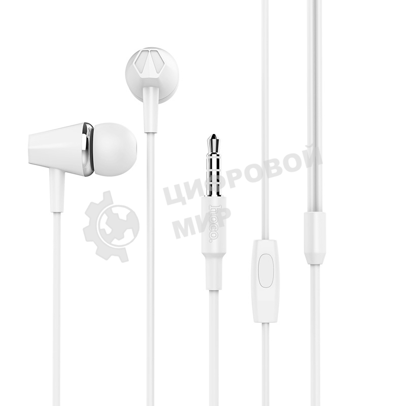 Наушники проводные Hoco M34 белый