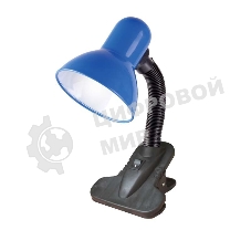 Светильник TLI-202 Blue E27 настол. син. Uniel 00755