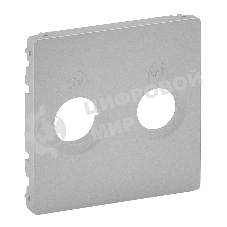 Лицевая панель для розеток TV-SAT.Алюминий