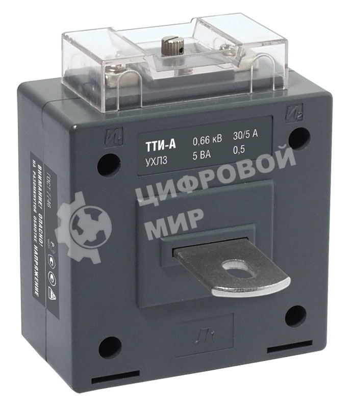 Трансформатор тока ТТИ-А 30/5А кл. точн. 0.5 5В.А ИЭК ITT10-2-05-0030
